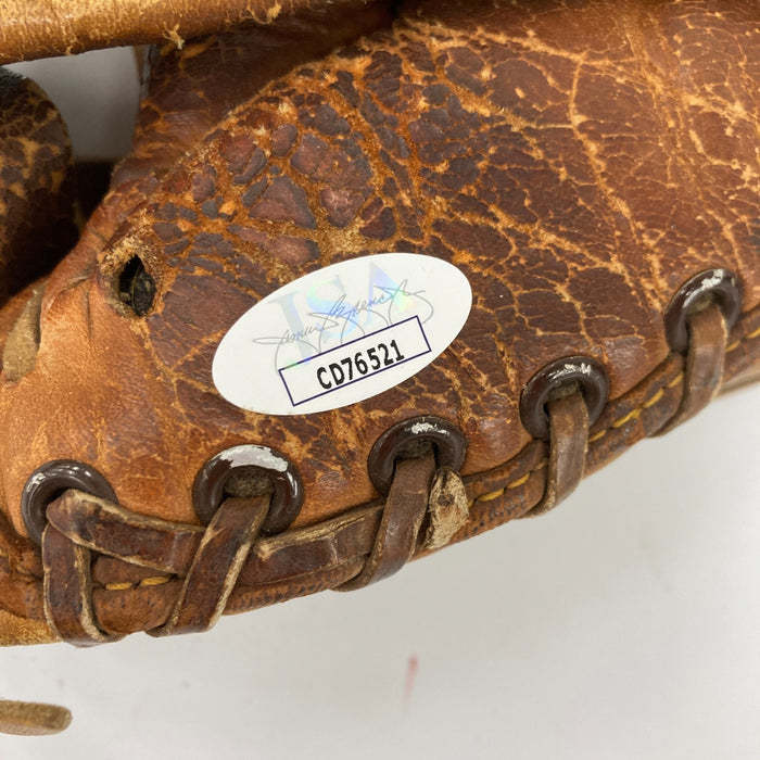 Stan Musial Signed Vintage 1950's Game Model Baseball Glove JSA COA
