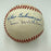 Joe Cronin Joe Medwick Earl Averill Max Carey HOF Multi Signed Baseball PSA JSA