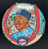 Kirby Puckett Signed Charles Fazzino Hand Painted Pop Art Baseball JSA COA 1/1
