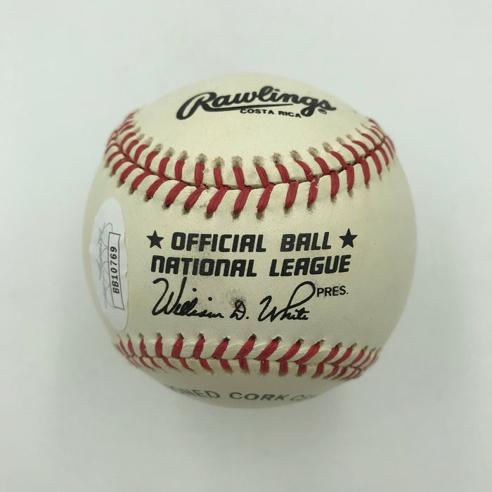 Beautiful Alan Shepard Single Signed Baseball With JSA COA Apollo Astronaut