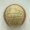 1955 Brooklyn Dodgers W.S. Champs Team Signed Baseball Jackie Robinson PSA DNA