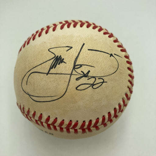 Emmitt Smith Signed 1990's National League Baseball NFL HOF JSA COA