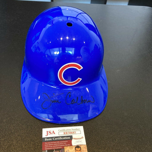 Jim Colborn Signed Full Size Chicago Cubs Baseball Helmet 1969 Cubs JSA COA