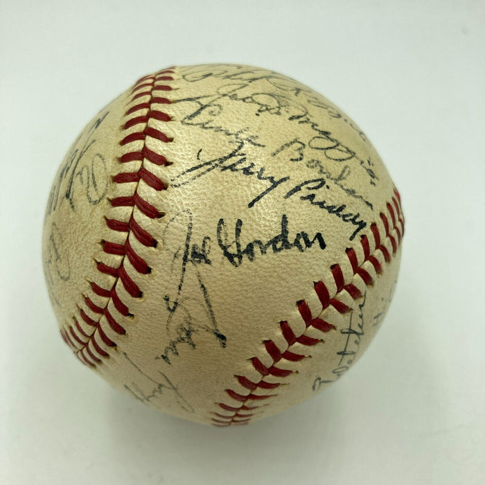 1941 New York Yankees World Series Champs Team Signed Baseball JSA COA