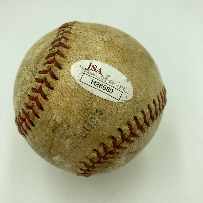 Ron Jackson Signed Actual Home Run Game Used Baseball July 17th, 1957 JSA COA
