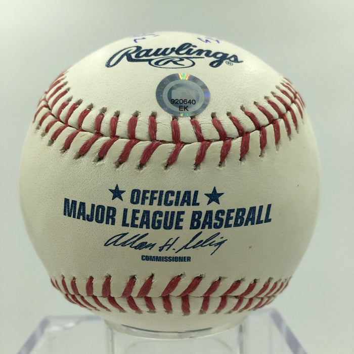Tony Perez Full Name Signed Heavily Inscribed Stat Baseball MLB AUTHENTICATED