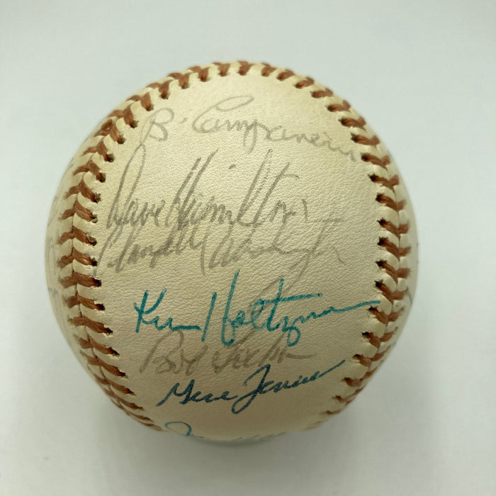 1974 Oakland A’s World Series Champs Team Signed Baseball JSA COA
