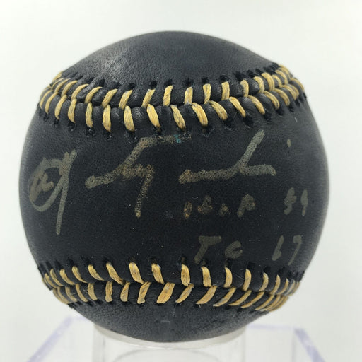 Carl Yastrzemski HOF 1989 Triple Crown 1967 Signed MLB Baseball PSA DNA COA