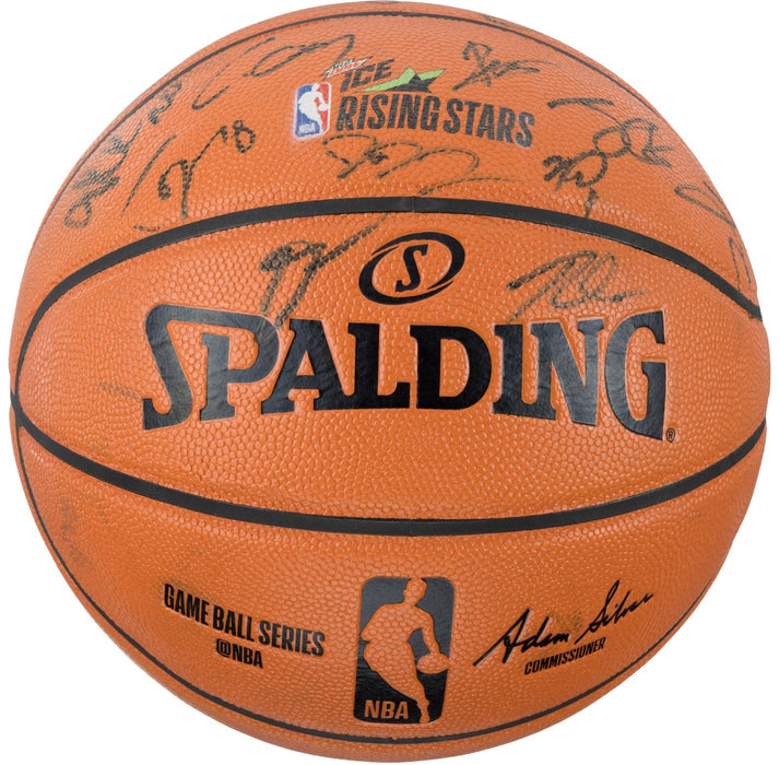 2019 NBA Rising Stars Signed Basketball Shai Gilgeous-Alexander Luka Doncic BAS