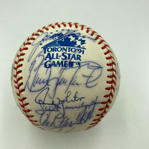 1991 All Star Game Team Signed Baseball Cal Ripken Jr. Kirby Puckett JSA COA