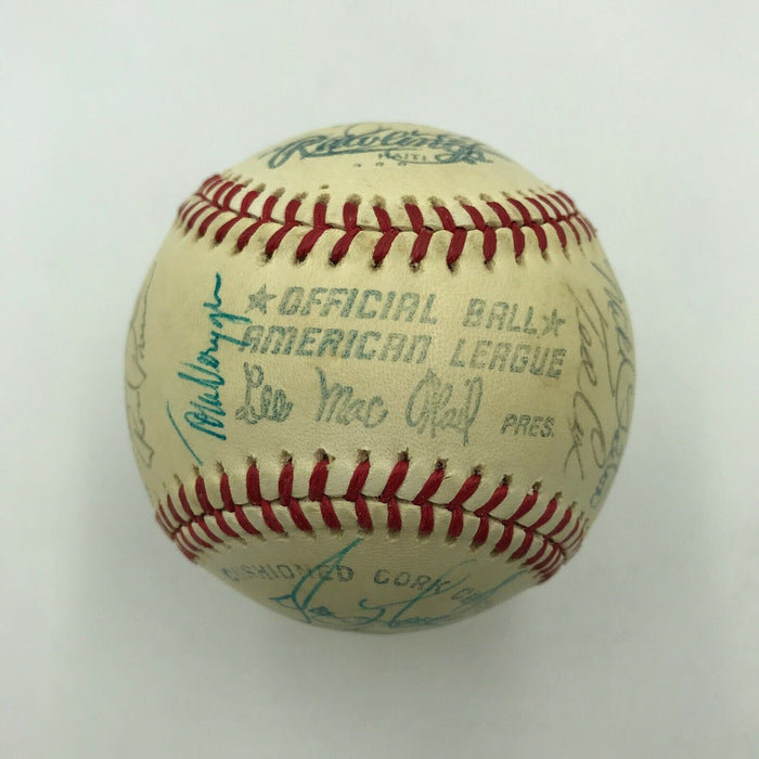 1977 Cleveland Indians Team Signed Official American League Baseball