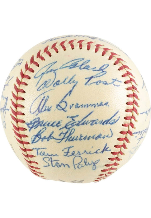 The Finest 1956 Cincinnati Reds Team Signed Baseball PSA DNA Frank Robinson