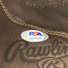 Nolan Ryan Signed Heavily Inscribed STATS Rawlings Baseball Glove PSA DNA