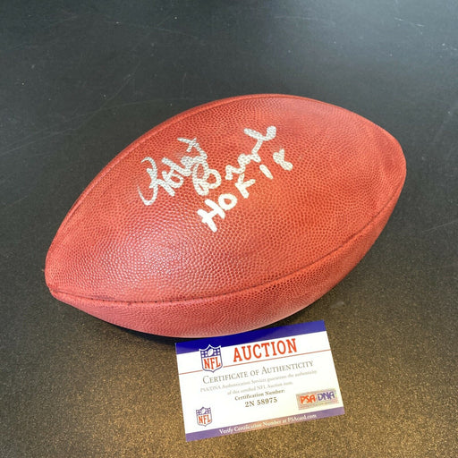 Robert Brazile HOF 2018 Signed Wilson Official NFL Football PSA DNA COA