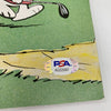 Charles Schulz Signed Golf Program Snoopy Peanuts PSA DNA COA