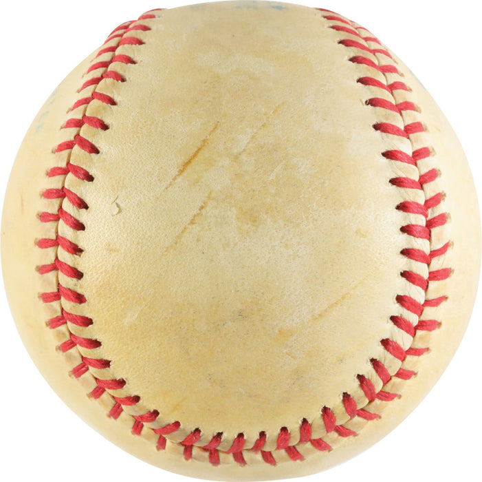 Satchel Paige Single Signed Vintage Official American League Baseball JSA COA