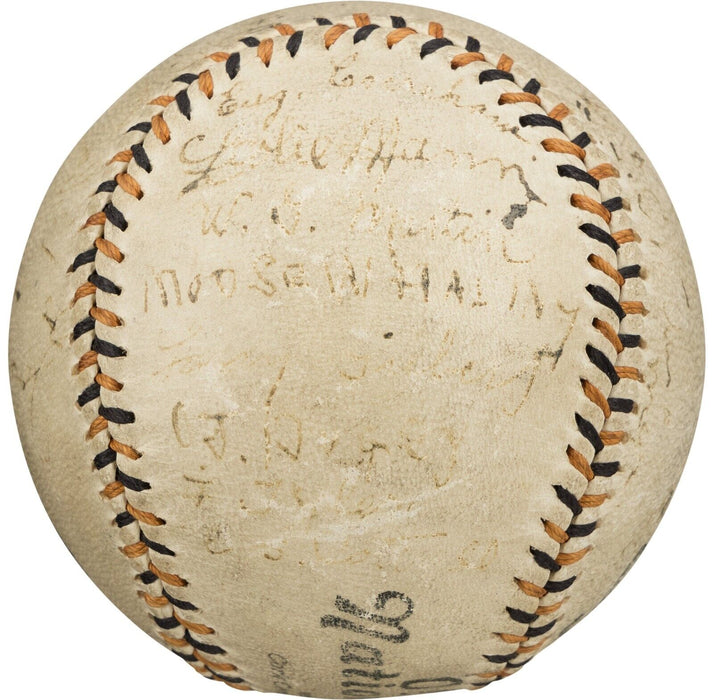 1914 Boston "Miracle" Braves Team World Series Champs Signed Baseball PSA DNA