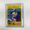 1991 Fleer Don Mattingly Signed Baseball Card Auto JSA COA