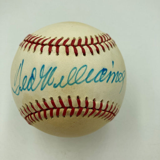 Ted Williams Signed Official American League Baseball JSA COA