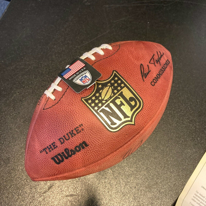 Greg Jennings Signed Autographed Wilson NFL Game Football JSA COA