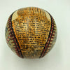 Johnny Vander Meer 2 Straight No Hitters George Sosnak Folk Art Signed Baseball