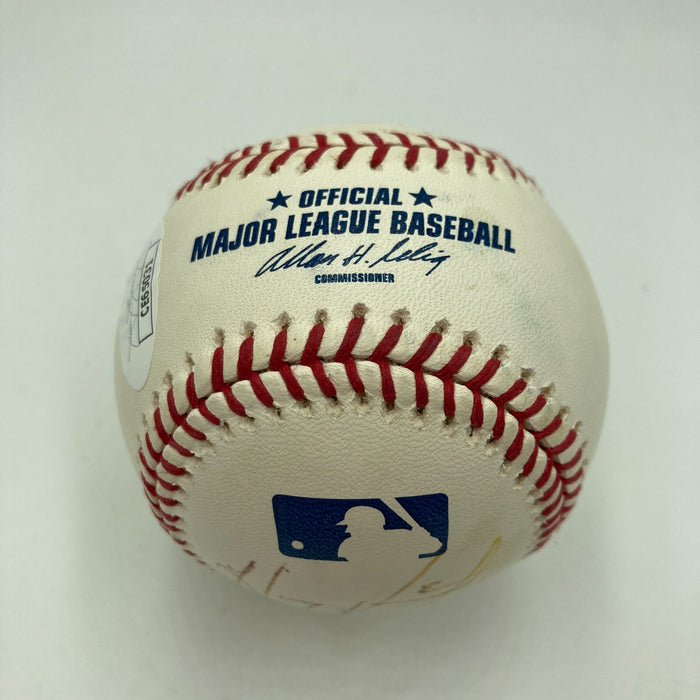 Pedro Martinez #45 Hanley Ramirez & Jose Reyes Signed MLB Baseball JSA COA