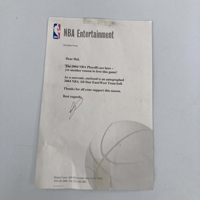 Kobe Bryant Shaq Tim Duncan 2004 NBA All-Star Game Team Signed Basketball JSA