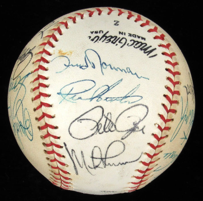 1976 Cincinnati Reds World Series Champs Team Signed Baseball JSA COA