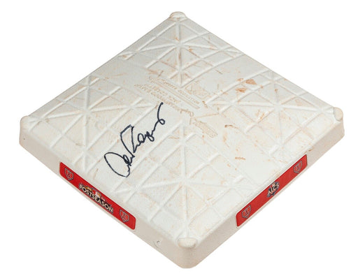 Alex Rodriguez Signed 2009 ALCS Playoffs Game Used Base Steiner COA