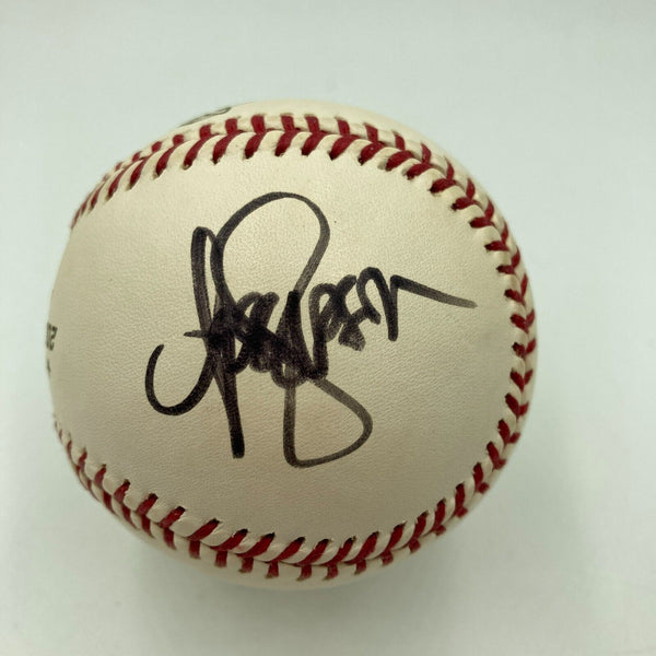 Jessica Simpson & Melissa Etheridge Signed 2001 World Series Baseball JSA COA