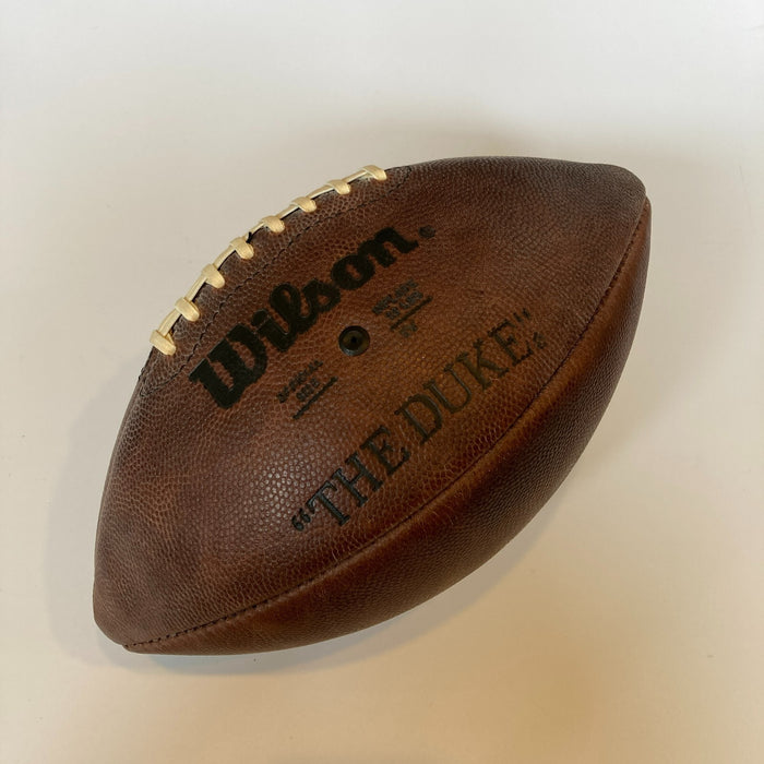 Otto Graham Hall Of Fame 1965 Signed Vintage Wilson NFL Game Football JSA
