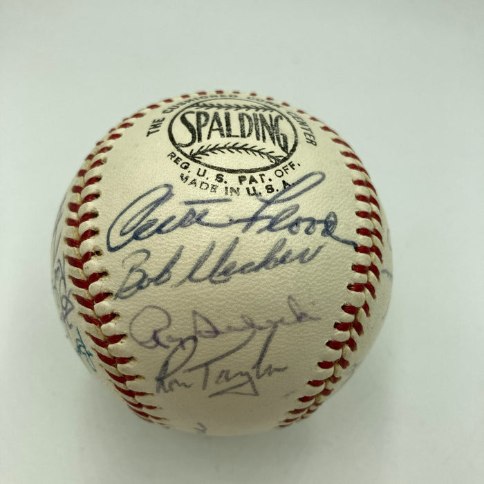 1964 St. Louis Cardinals World Series Champs Team Signed Baseball PSA DNA