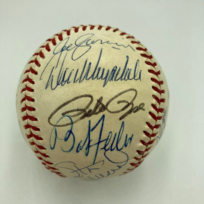 Mickey Mantle 1970's Hall Of Fame Induction Multi Signed Baseball JSA COA