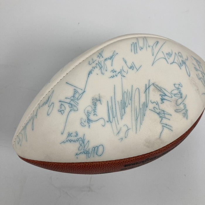 1988 Chicago Bears Team Signed Wilson NFL Football JSA COA