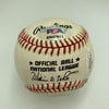 Beautiful Hank Aaron & Willie Mays Signed NL Baseball PSA DNA Certified