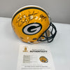 Bart Starr Brett Favre & Aaron Rodgers Signed Green Bay Packers Helmet Beckett
