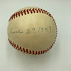 The Finest Pie Traynor Single Signed 1947 National League Baseball PSA DNA COA