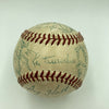 RARE 1954 NY Giants World Series Champs Signed Baseball Willie Mays PSA DNA COA