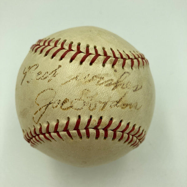 Rare Joe Gordon Single Signed Autographed Baseball HOF With JSA COA