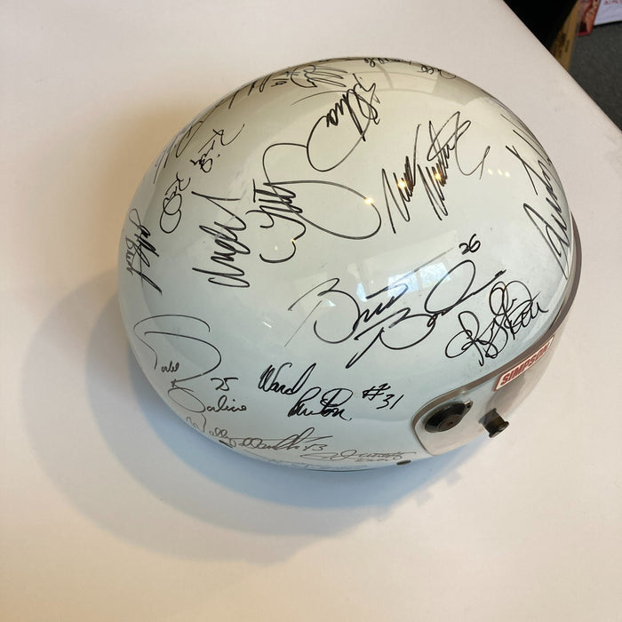 Dale Earnhardt Sr. NASCAR Legends Signed Racing Helmet 35 Sigs JSA COA