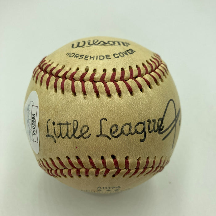Willie Mays & Leo Durocher Signed Baseball JSA COA