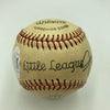 Willie Mays & Leo Durocher Signed Baseball JSA COA