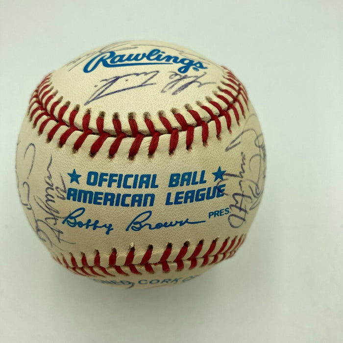 1990's Toronto Blue Jays Team Signed Official American League Baseball