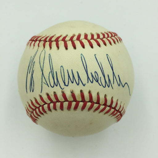 RARE Bo Schembechler Single Signed Baseball JSA COA NCAA Michigan Wolverines