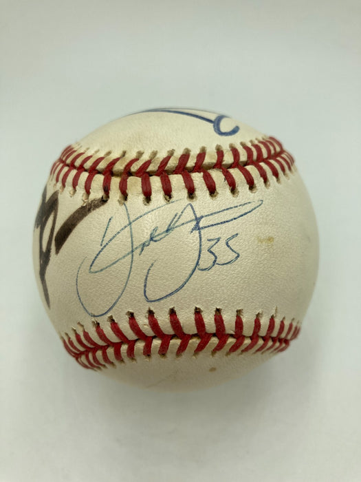 Michael Jordan & Scottie Pippen Signed 1989 American League Baseball JSA COA