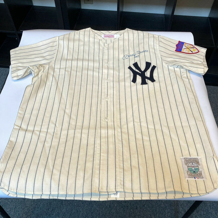 Mickey Mantle No. 7 Signed Authentic New York Yankees Game Jersey Beckett COA