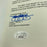 1961 World Series Umpires Signed Game Used Baseball JSA COA Yankees Reds