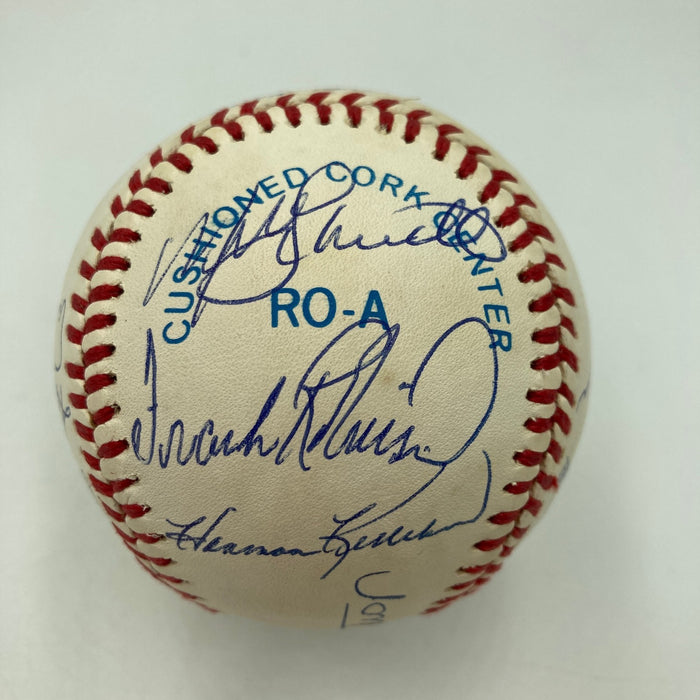 Beautiful 500 Home Run Signed Baseball Mickey Mantle Ted Williams PSA 9 MINT