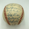 1955 Brooklyn Dodgers W.S. Champs Team Signed Baseball Jackie Robinson JSA COA