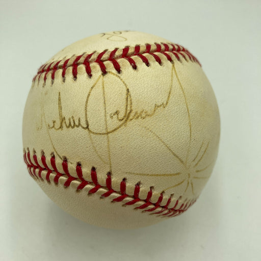 Michael Jackson Signed Autographed Major League Baseball Beckett COA